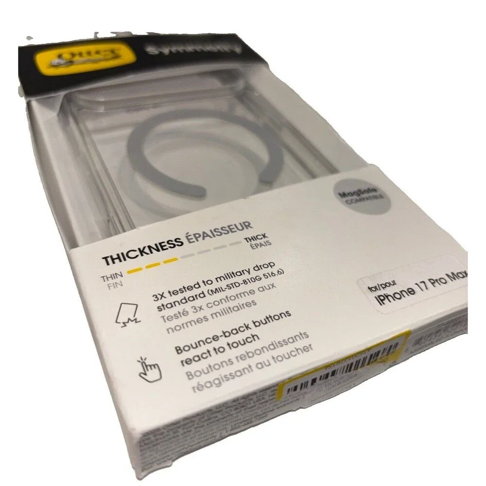 OtterBox iPhone 17 Pro Max Symmetry Series Case MagSafe Clear Open box
